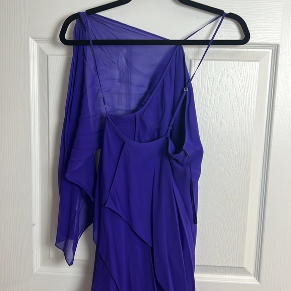 100% Silk BCBG Asymmetrical Y2K Dress (size 2) - Picture 5 of 8